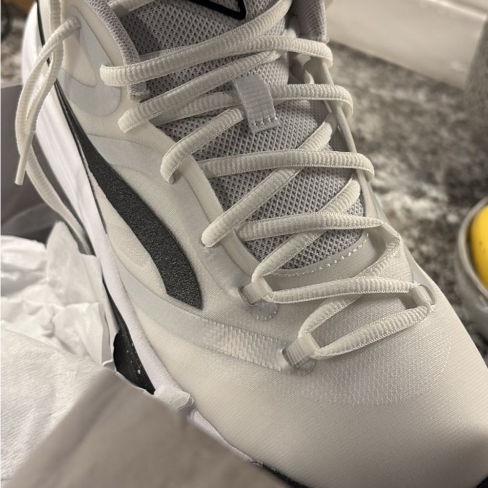 Puma NEW IN BOX. SZ 10. But fits more like a 9.5White and Gray Athletic Sneakers